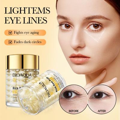 BIOAOUA Firming Improves Fine Lines Nourishing Moisturizing Rice Milk Eye Cream