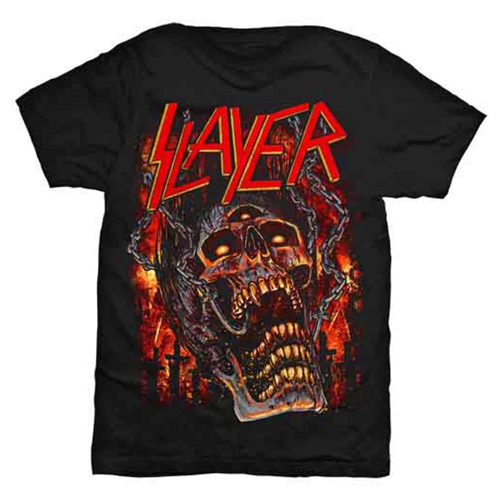Slayer Meat Hooks Band Logo T Shirt M