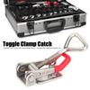 Adjustable Toggle Clamp Stainless Steel Toggle Latch Catch Toggle Latch Clamp  Cabinet Tool Box