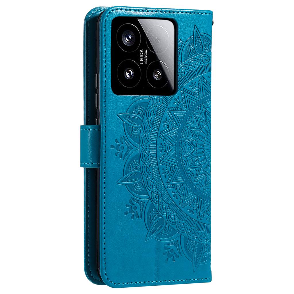For Xiaomi 15 Case Imprinted Totem PU Leather Wallet Stand Phone Cover
