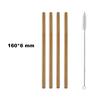 Fruit Juice Straws Mini 160mm Short Rainbow Stainless Steel Metal Straws Straight Bend Reusable Drinking Small 4Straw 1prush