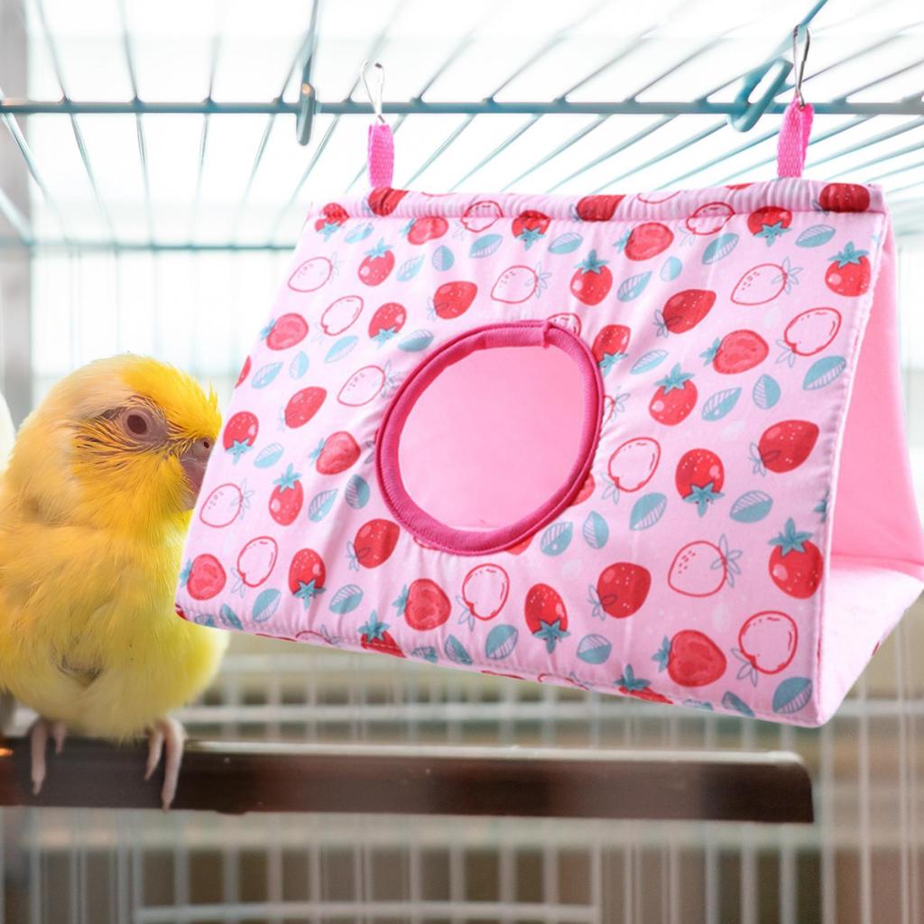 Bird Bed Cold Protection Hammock Conure House For Cage Accessories Winter Parakeet Parrot Conure Cockatiels Canary