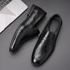 Fashion 2025 New Autumn Casual Loafers for Men Genuine Leather Business Dress Shoes Male Fashion Casual Black Designer Shoes Man