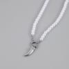 Delicate Necklace with Adjustable Chain Stylish Pendant Necklace Jewelry Adjustable Clavicular Chain Pearls Neckchains