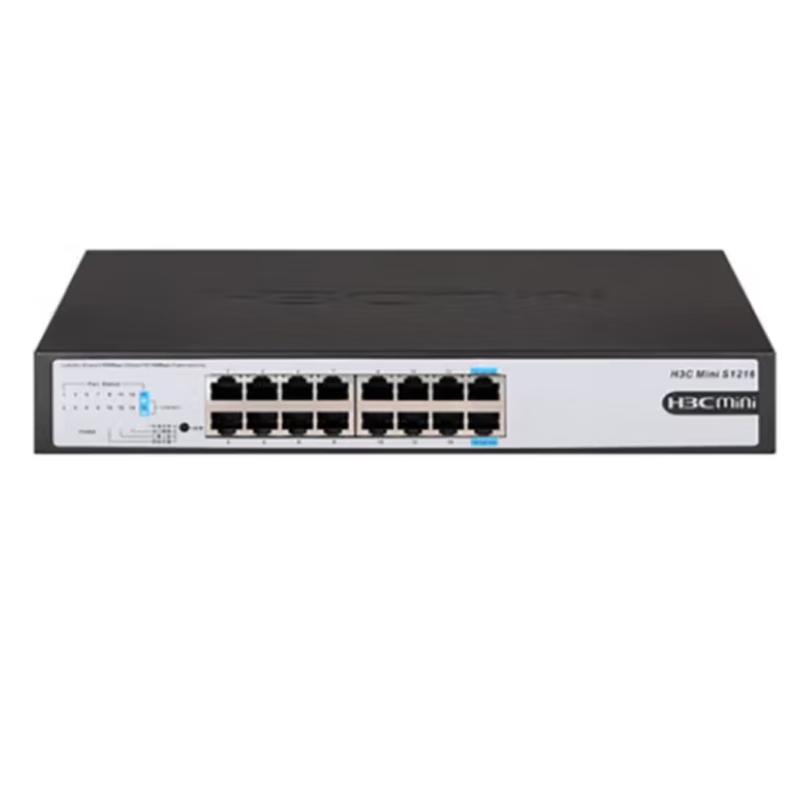 

H3C Mini S1216 16-Port Gigabit Unmanaged Network Switch