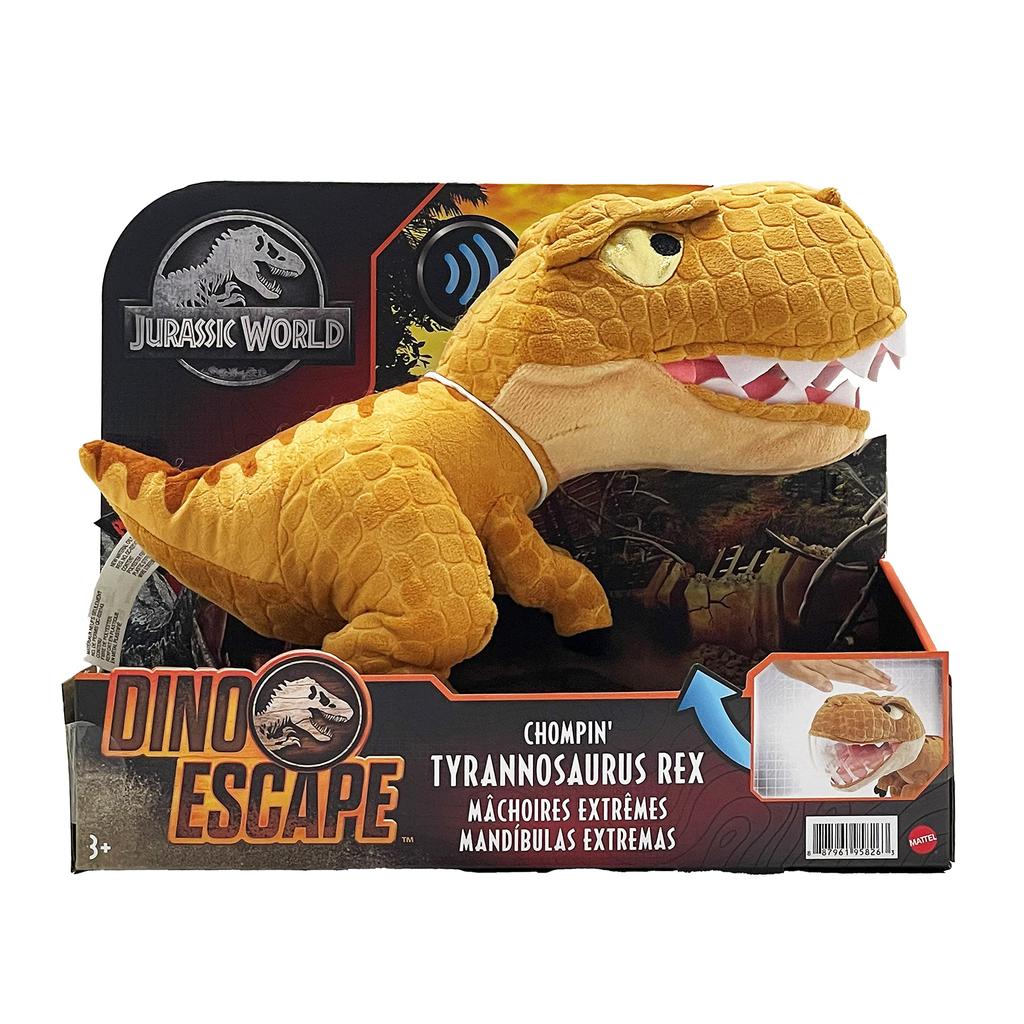 Mattel Jurassic World Plüsch Beißender Rex Spielzeug, T. (Ab 3 Jahren), 986A-GXJ76