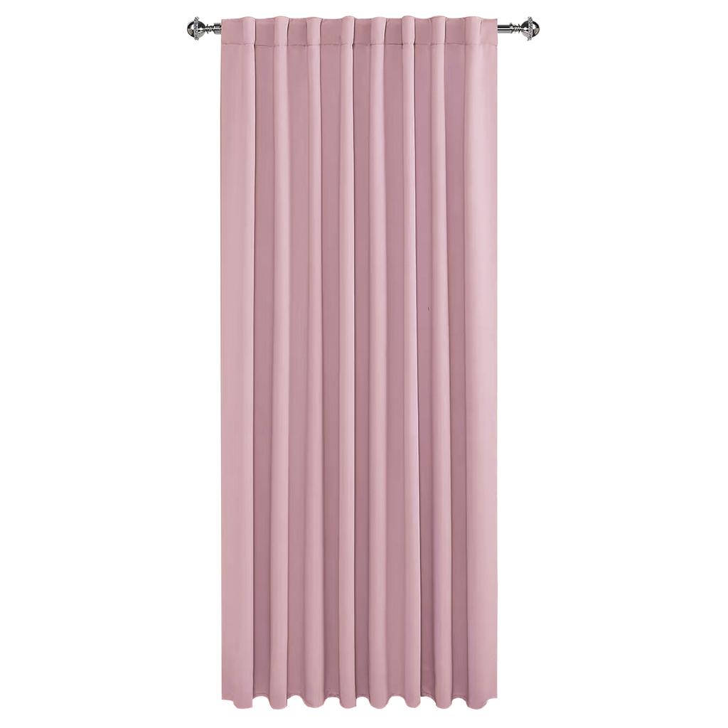 Blackout Curtains for Living Room Darkening Functional Heading Solid Bedroom Curtains Ready-made Thermal Insulated Window Drapes