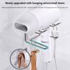 Stainless Steel Hair Dryer Rack High Quality Bathroom Hairdryer Holder Wall Mounted Self-adhesive No Punching Easy To Install