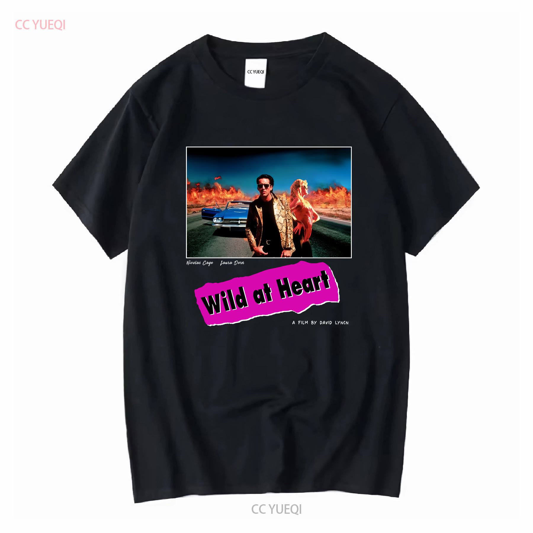 

Wild At Heart Movie T Shirt for David Lynch Fans Art House Cult Classic Films Nicolas Cage Vintage 2 vintage Washed Unisex 4XL