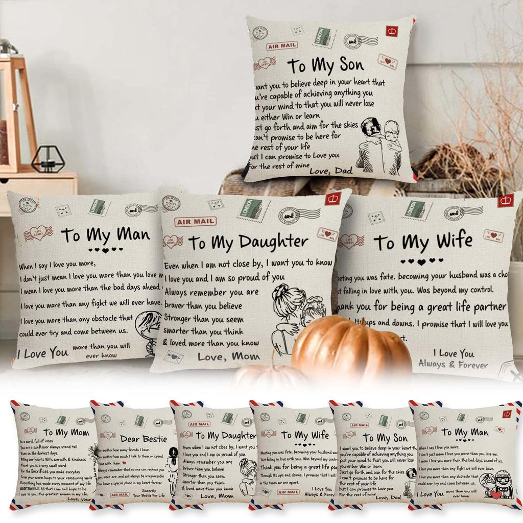 Large Cushion Cover Supersoft Corduroy -ow Case Striped Decorative -ow Cover For Bed Couch Sofa Spring Home Decor 45cm