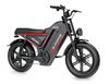 G-FORCE ZMPRO Elektrické kolo ve stylu motocyklu pro dospělé, výkonný motor 750 W, velká baterie 52 V 40 Ah, 20palcová kola, terénní e-bike pro dospělé