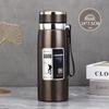 1000ml 316 Edelstahl Tragbarer Outdoor-Thermosbecher für Männer und Frauen - Große Kapazität Geschäfts-Tee- oder Wasserbecher