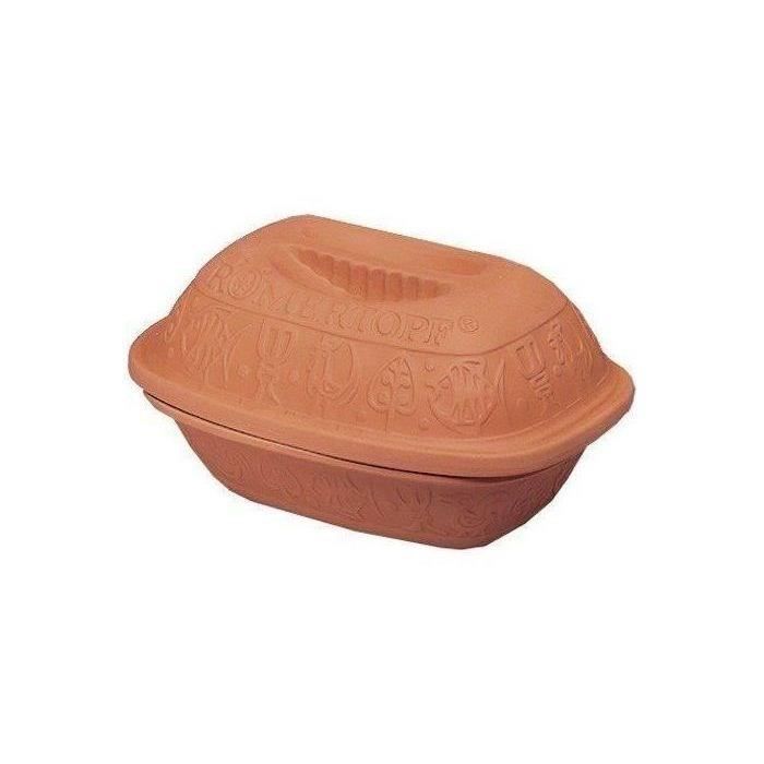 Cocotte - ROMERTOPF - N°117 Maxi - 8 Personnes - Terre Cuite - Cuisson Diététique
