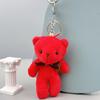 Portachiavi Ciondolo Tuta Peluche Orsacchiotto - Piccolo Giocattolo Regalo