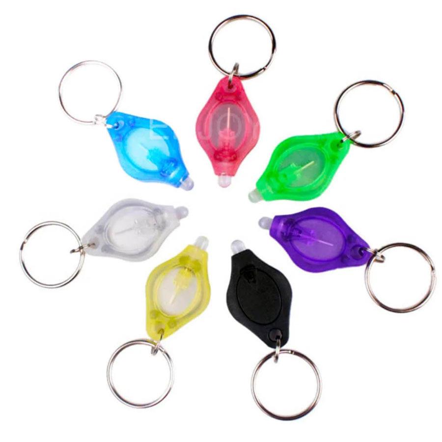 Portachiavi Mini LED Tartaruga Rombo - Luce Multicolore Regalo Promozionale