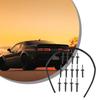 Per Dodge Per Challenger 2008-22 Fascia Anteriore Paraurti Cofano 1pz Guarnizione in Gomma 12pz Rivetto in Plastica 68051392AB Parti Guarnizione Paraurti Auto
