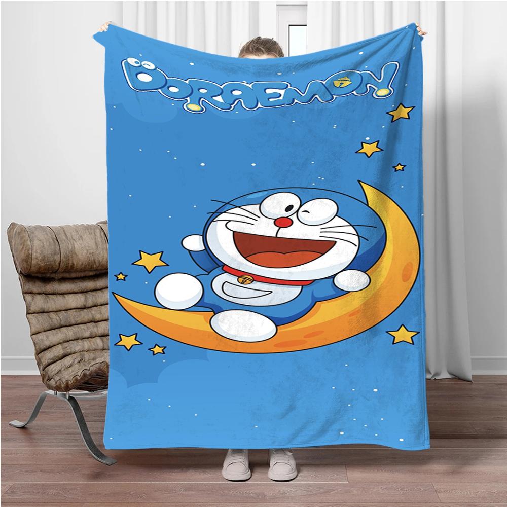 Doraemon Japonský Anime Deku Dívky Kluci Plyšový Dekorační Deku na Pohovku Novinka Teplý Deku na Všechna Roční Období Děti Student Děti Dárek