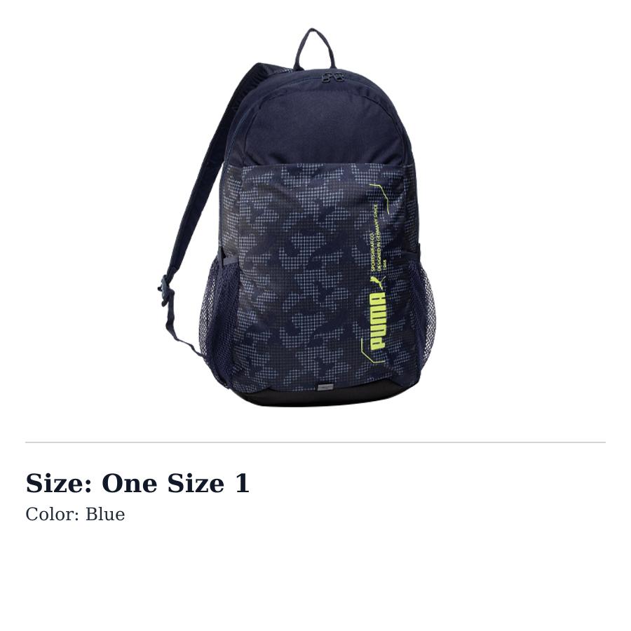 PUMA Backpacks Blue 076703-09 One Size 1