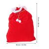 Christmas Santa Sack Velvet Gift Bag for Candy Storage Large Capacity