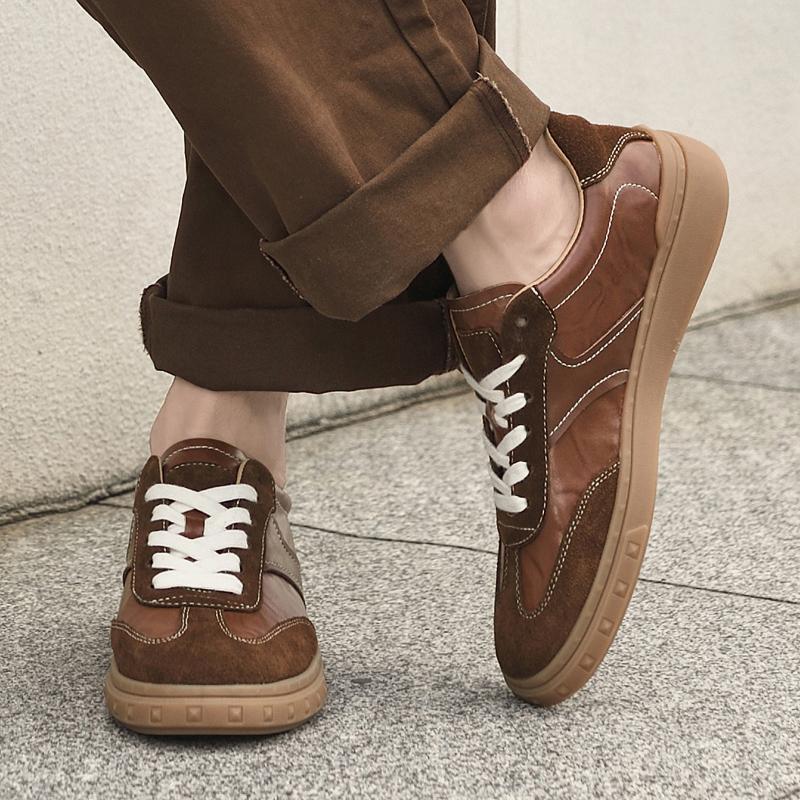 Mens Shoes Genuine Leather Business Shoes Lace Up Oxfords Casual Loafers Fashion Shoes Men Sneakers Zapatos Para Hombres