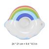 Portabicchieri Galleggiante Ciambella Sottobicchieri Galleggianti Ciambella Multicolore Porta Bicchiere per Bevande Portatile Galleggiante per Bevande Festa in Piscina