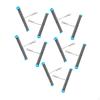 10Pcs Fishing Line Splitters T Shaped Tube for Freshwater Saltwater Wire Connectors