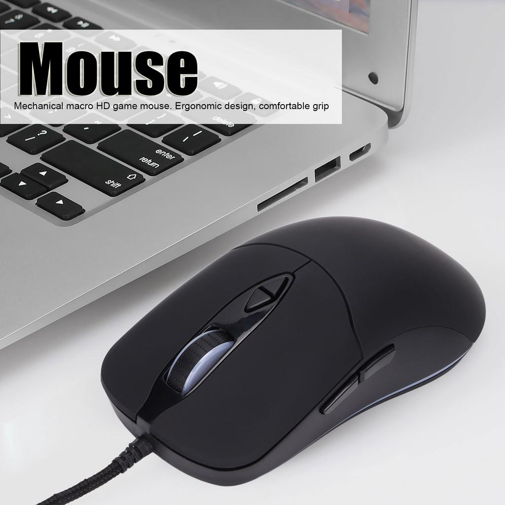 Mouse RGB Light USB 7200DPI 10 Lights Comfortable Grip Good Game Experience Wired Gaming Mouse