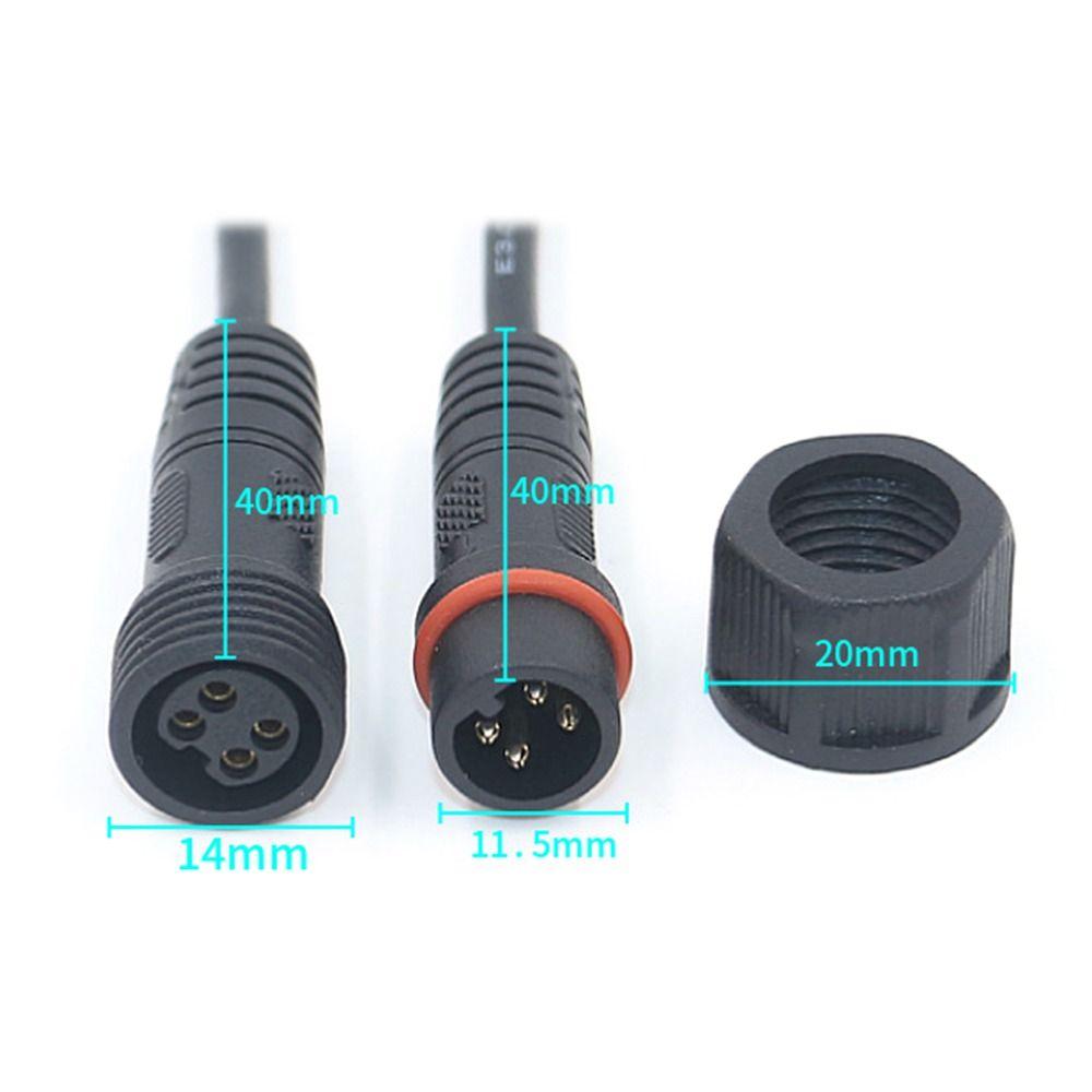 3Pin 4Pin Display Pin 2Pin3Pin4Pin Cable Waterproof Connector Line Optional Cable Base Connector