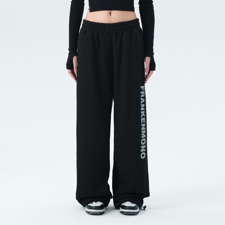 FRANKENMONO (Triple Terry) Reflective Logo String Oversized Pants