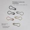 Silver Flower Gourd-Shaped Copper & Iron Pins - Security-Friendly for Crochet & Clothing Tags