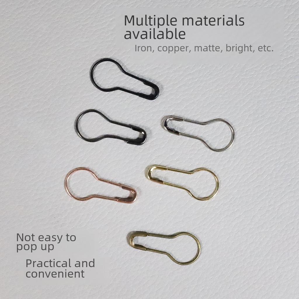 Silver Flower Gourd-Shaped Copper & Iron Pins - Security-Friendly for Crochet & Clothing Tags