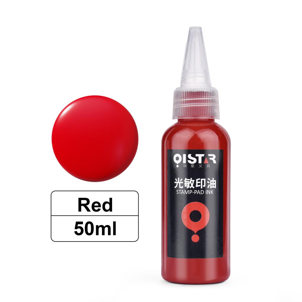 50ml Lichtempfindliche Druckölfarbe Stempelölfarbe Ölstempel-Nachfüllfarbe Lichtempfindliche Tinte Für Schüler Namensstempel Drucken