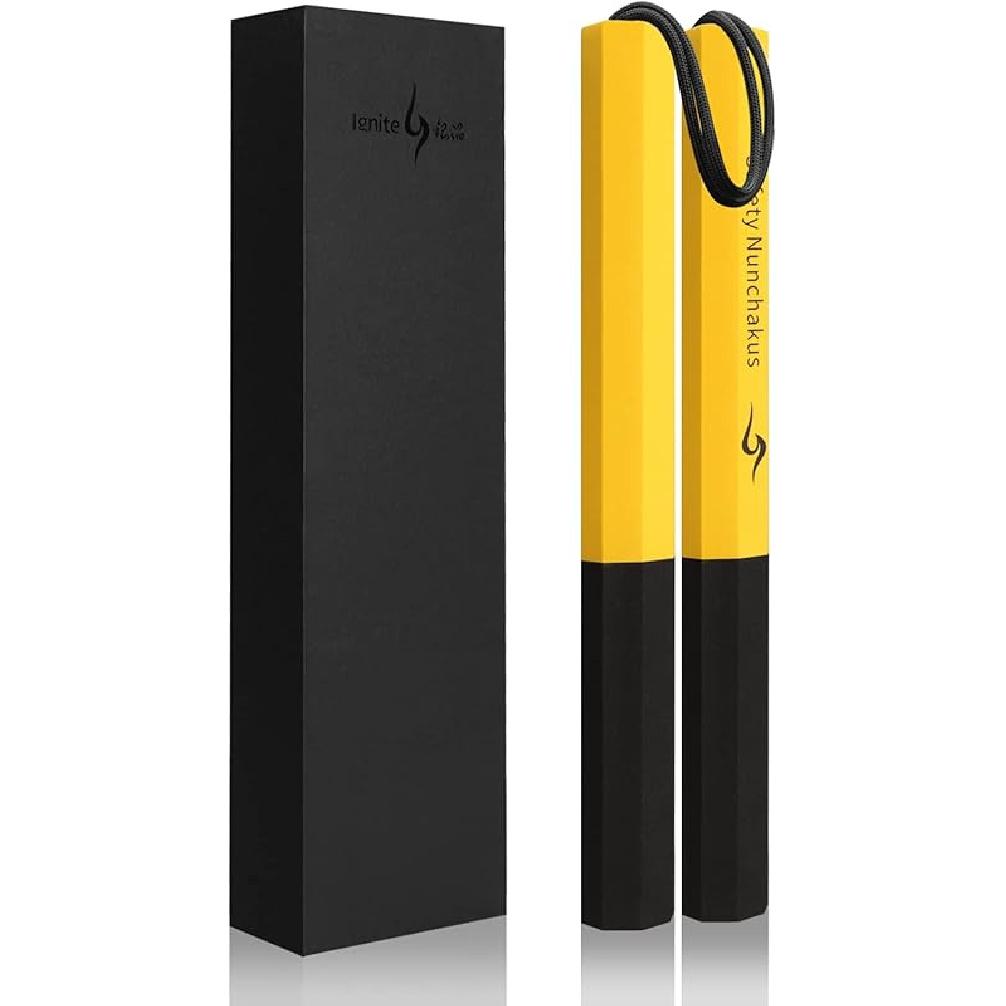 MARCOLO Улучшенные безопасные нанчаку из пены для детей и взрослых, безопасные и прочные нанчаку для начинающих и профессионалов 1