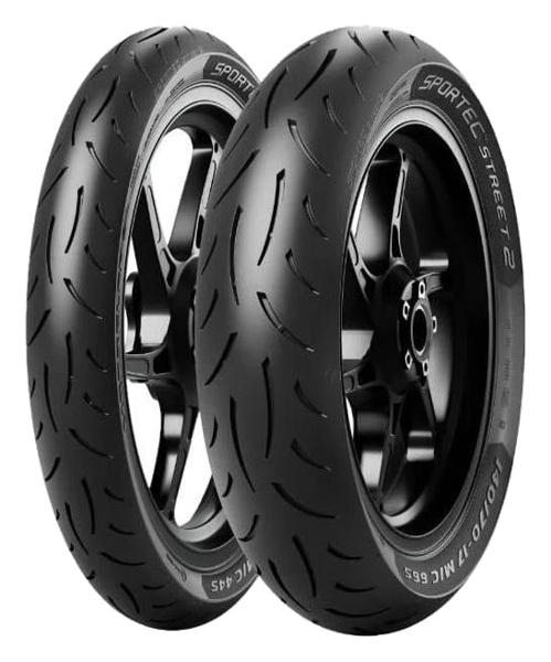 Reifen Metzeler Sportec Street 2 100/80-14 100/80-14 25/2024 Vorne/Hinten