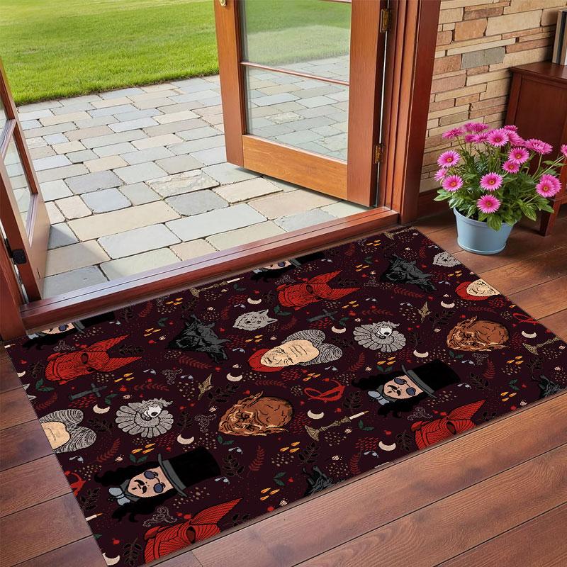 Crystal Velvet Rug Soft Non Slip Indoor Floor Mat Home DecorDracula