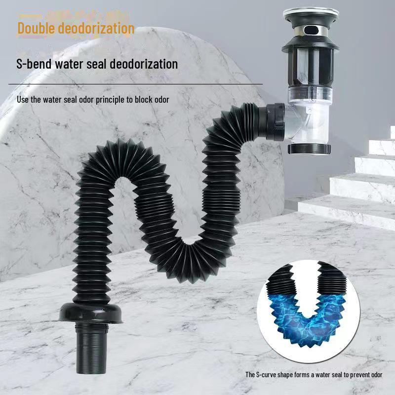 Set Deodorante per Tubo di Scarico e Sifone Lavabo