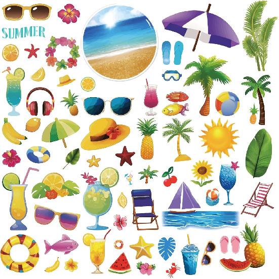 CRASPIRE 8 Sheets 8 Styles Turtle Window Sticker Self Adhesive Sea Grass Ocean Wall Decals Peel and Stick Clings PVC Waterproof Decor for Bedroom