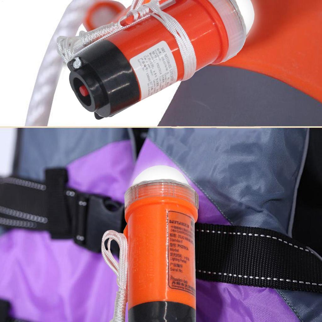 2pc LED Life  Jacket Emergency Light Marine Position Indicator Waterproof LED Light Emergency Camping Drifting Survival Supplies