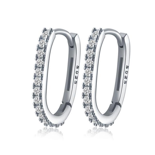 

Модные серьги-гвоздики с подвесками из стерлингового серебра 925 пробы в стиле минимализма с цирконами и геометрическим узором для женщин, унисекс, ювелирные изделия для вечеринки, подарок