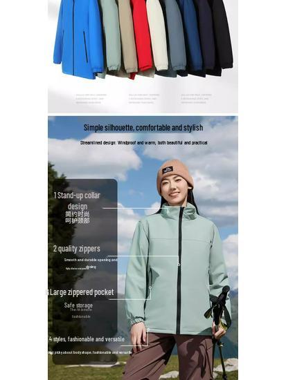 Custom Down Cotton Shell Workwear Jacket with Logo - Ideal for Autumn/Winter 4S Shop Auto Repair Business, Three-in-One Design