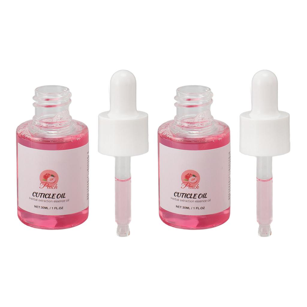 2PCS Nail Care Oil Heals Dry Cracked Cuticles Moisturizing Revitalizing Finger Edges Oil for