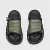 New Slippers Men's Summer Casual Trend One-word Drag Stepping On Shit Feeling Outside Wearing Platform Sandals 371286 green-J
