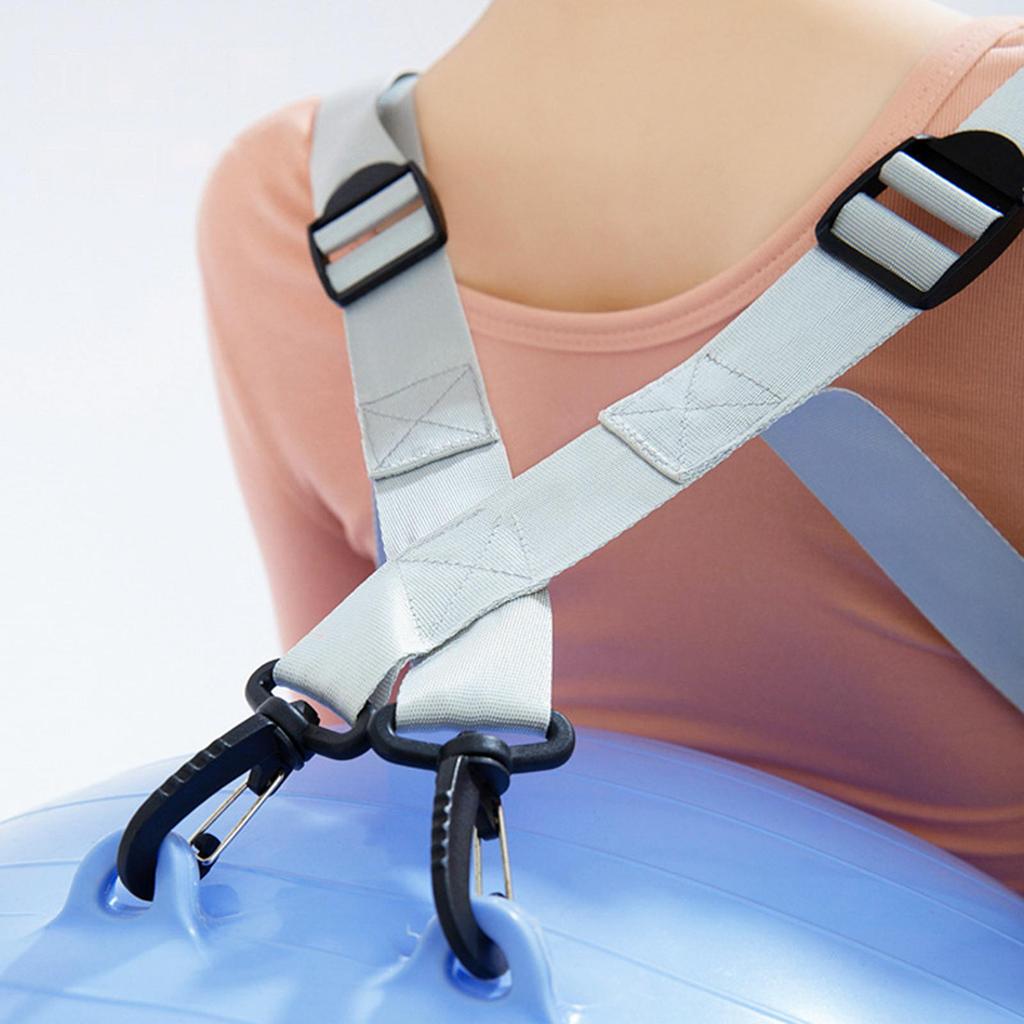 Yoga Ball for Somersault & Backflip Training, Adjustable Straps, Fitness & Yoga Exercises