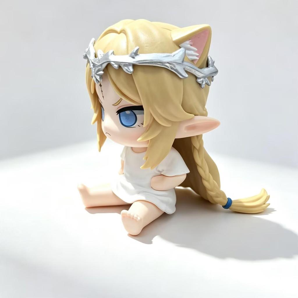 Cat Ear Mini Figure: Sitting Pose by Katisia
