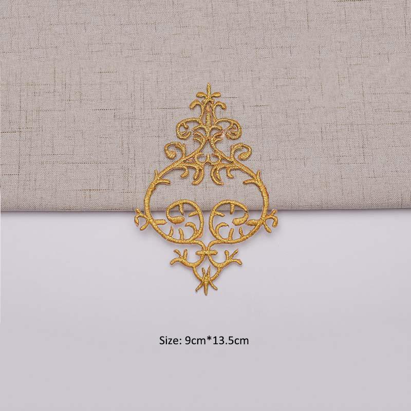 Diy Garment Decorative Hotfix Accessories Patch Sticker Embroidery Costume Dress Bag Hat Edge Embellished Iron-on Applique Patch
