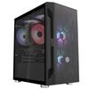 Silver Stone FARA Serie Tempered Glass Mid-Tower Micro-ATX Gehäuse SST-FAH1MB-G