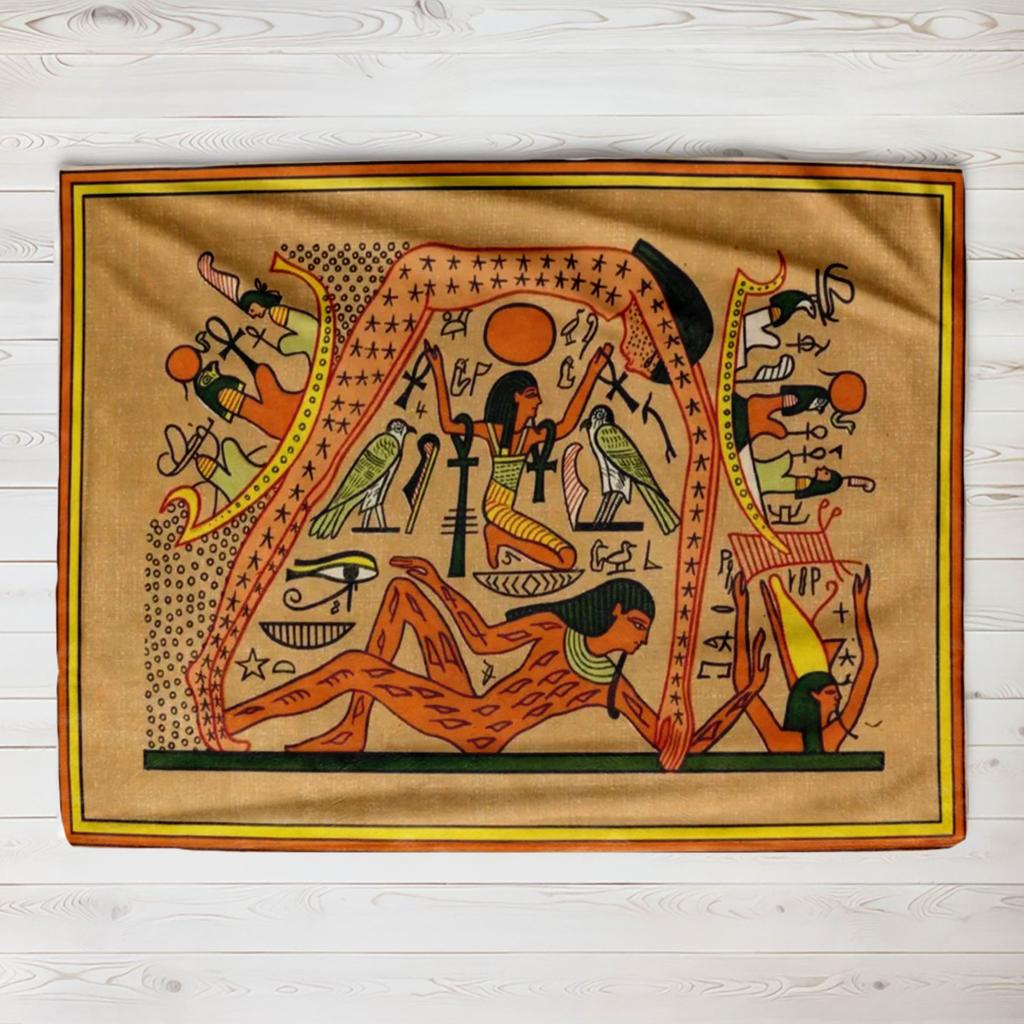 Ancient Egyptian Civilization Thin Blanket The Ancients Daily Printed Warm Throw Blanket for Sofa Bedroom Office Plush Quilt