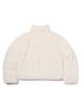 Kirsh Faux Fur Semi-Crop Down Jumper [Ivory]