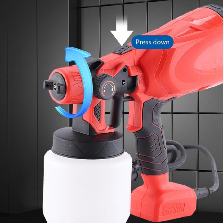 220V Cordless Paint Sprayer 3 Sprayer Patterns Copper Nozzles Electric Paint Guns for Easy Homes Interior Painting