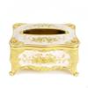 European Design Tissue Box Versatile Rose Carving Napkin Holder Great Gift Ornate Pattern